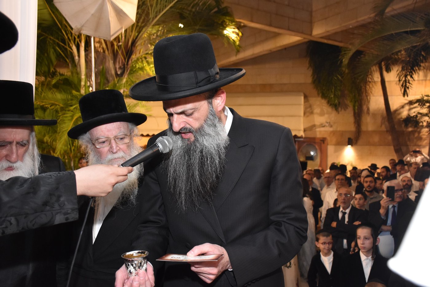 שמחת נישואי בן הרה"ג מרדכי אורי אנגלמן