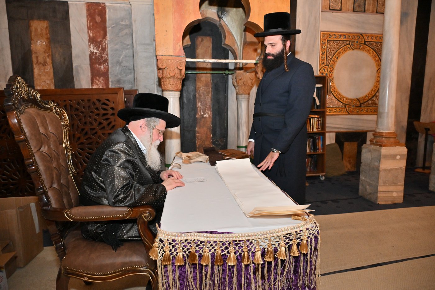 האדמו"ר מנדבורנה ירושלים בחברון