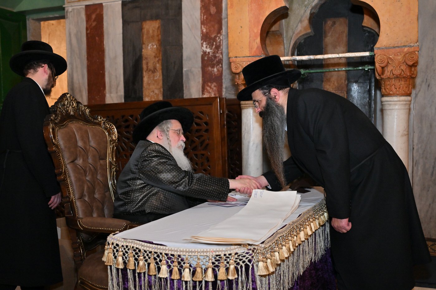 האדמו"ר מנדבורנה ירושלים בחברון