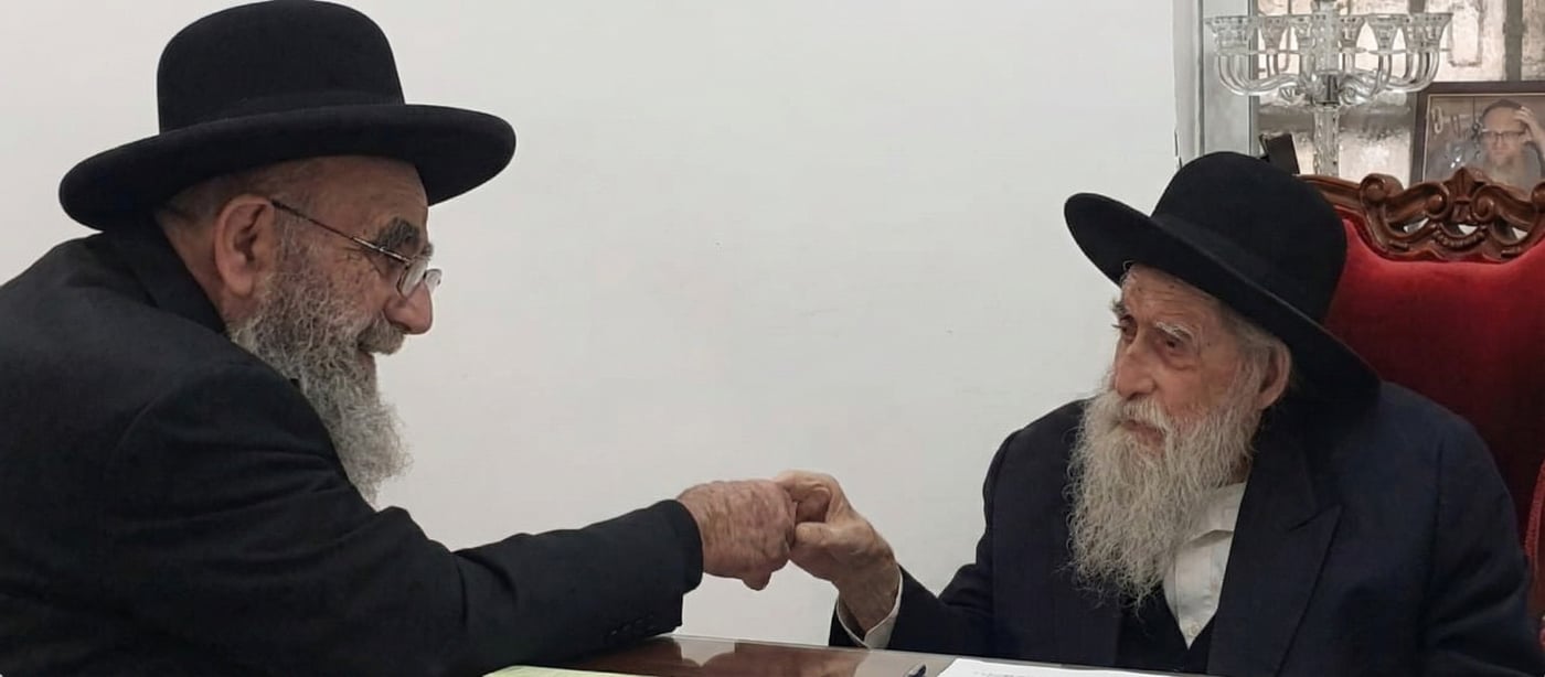 חכם משה חיים ע"ה עם יבלח"ט חכם משה צדקה שליט"א