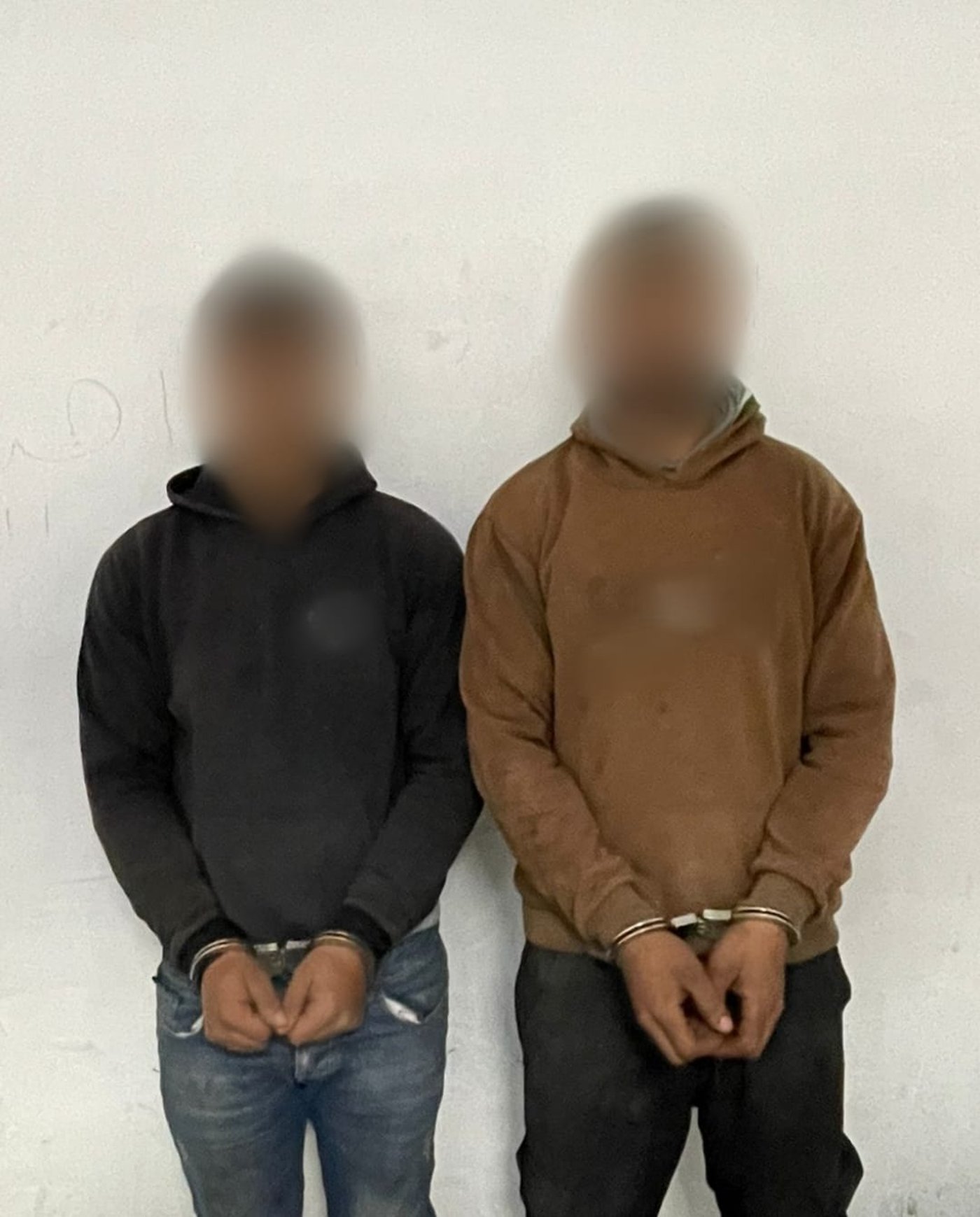 שני החשודים שנתפסו