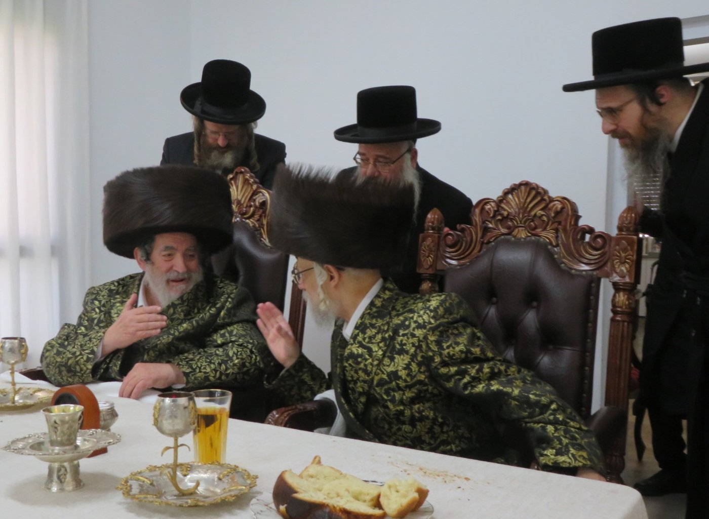 שמחת הברית לנין האדמו"רים מויז'ניץ וסערט ויז'ניץ