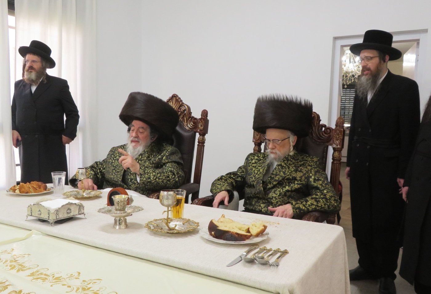 שמחת הברית לנין האדמו"רים מויז'ניץ וסערט ויז'ניץ