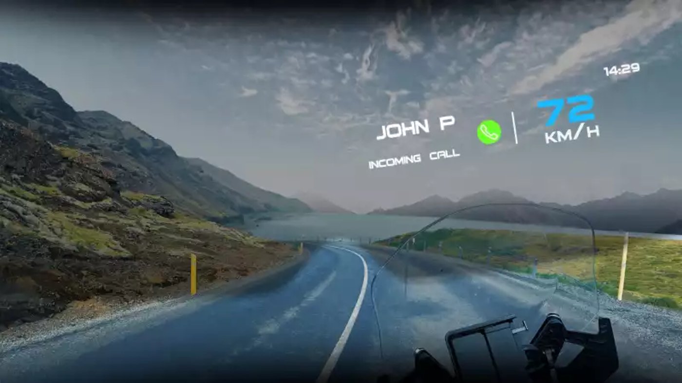 תצוגה מרחפת של מציאות רבודה