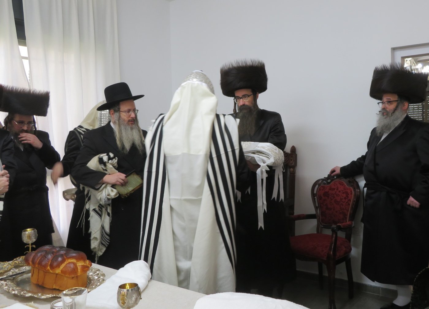 שמחת הברית לנין האדמו"רים מויז'ניץ וסערט ויז'ניץ