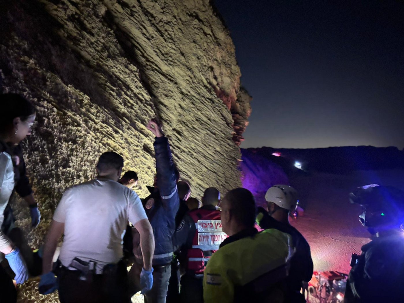 רוכב אופניים שנפל מצוק סמוך לשמורת ים גדור