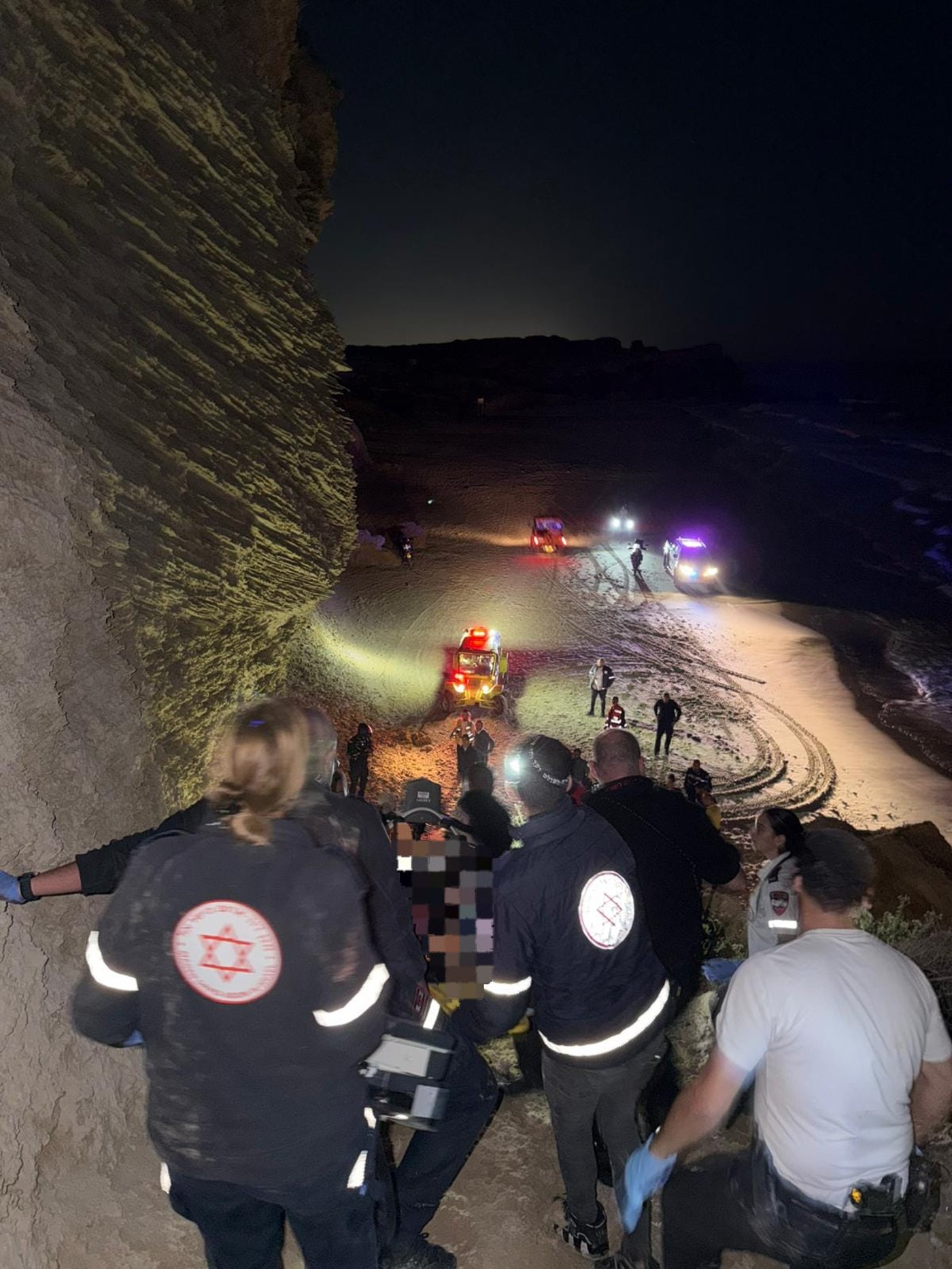 רוכב אופניים שנפל מצוק סמוך לשמורת ים גדור