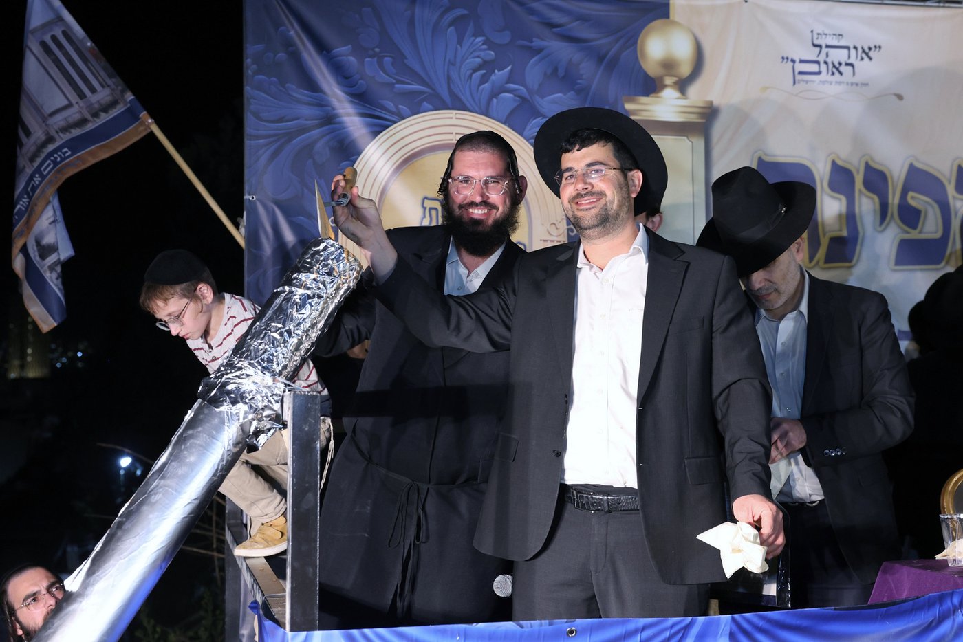 הנחת אבן הפינה למרכז תורה ותפילה 'אהל אברהם'