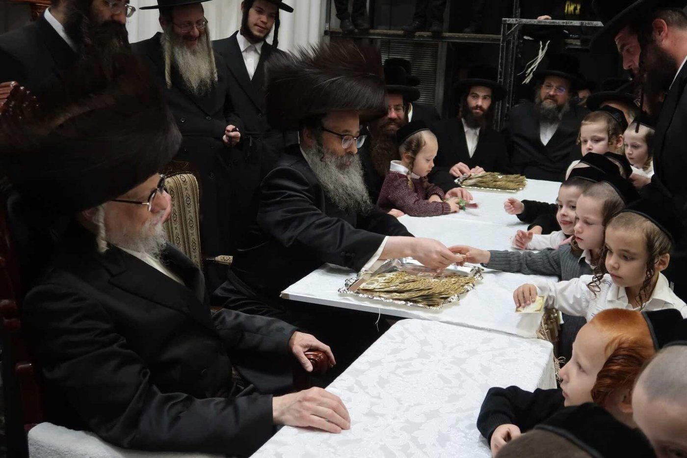 מעמד 'קריאת שמע' לנין האדמו''ר מסערט ויז'ניץ