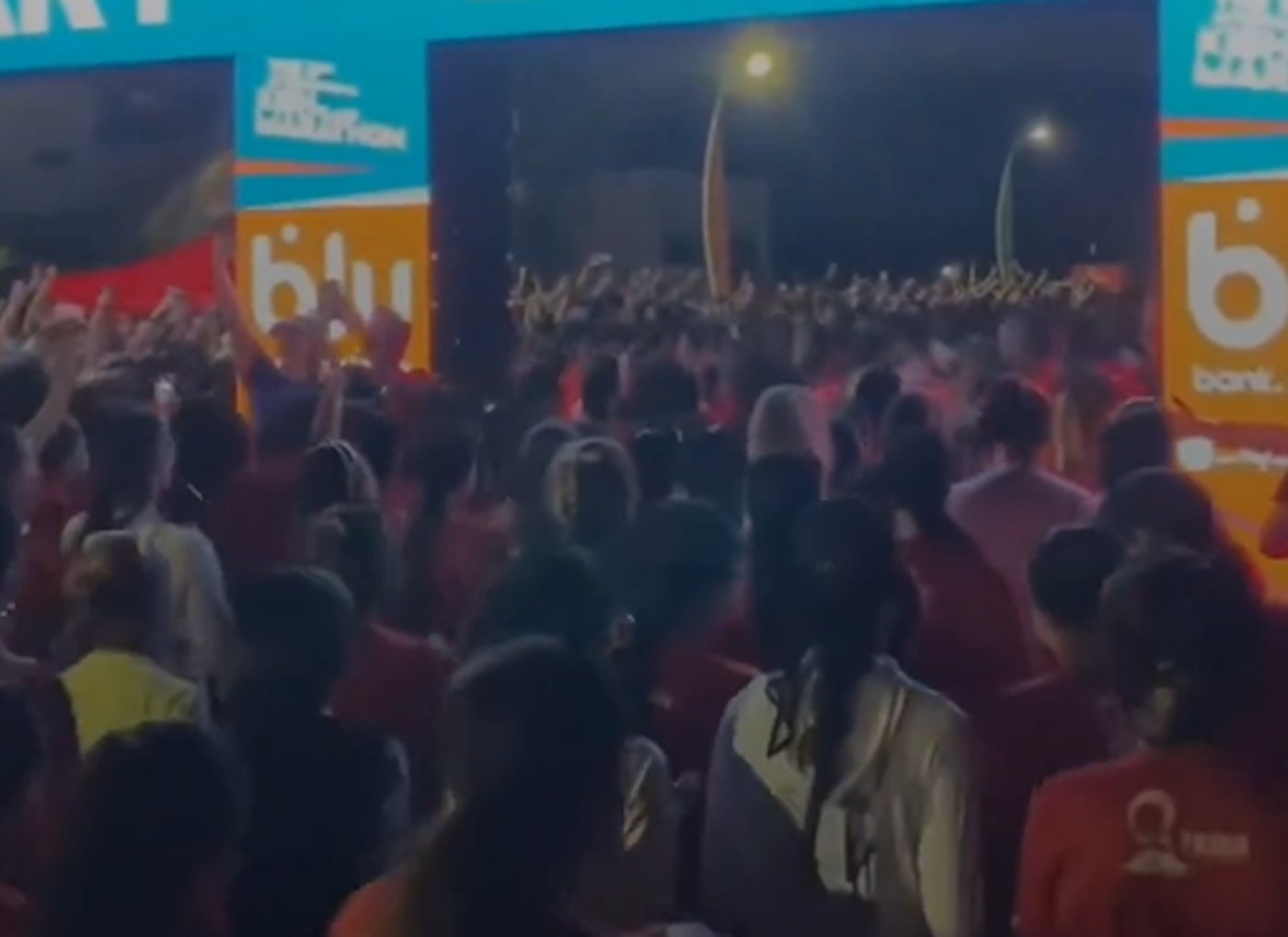 נשים שהשתתפו בלי כיסוי ראש במרתון באיראן