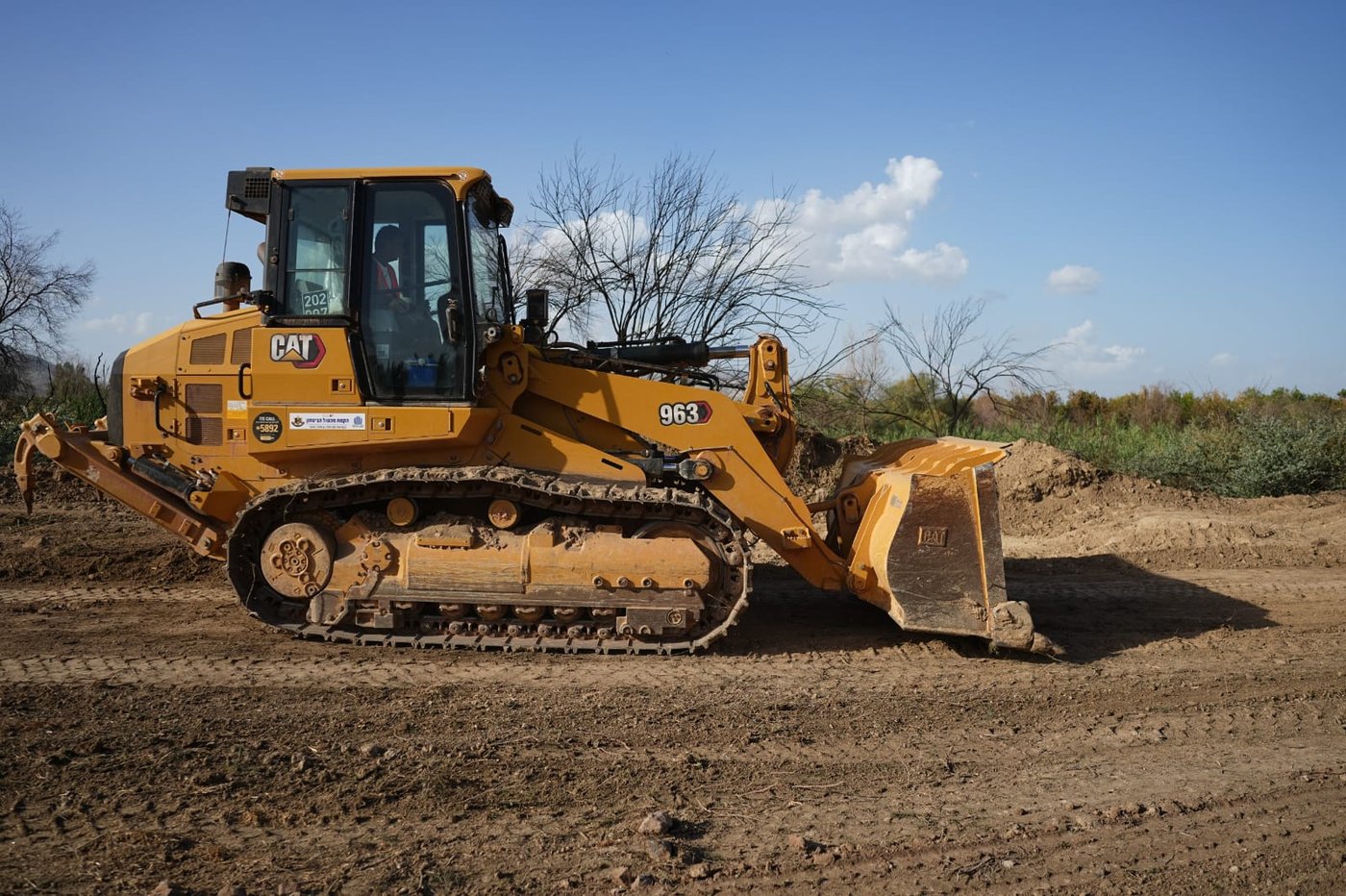 העבודות להקמת המכשול הביטחוני בגבול המזרחי