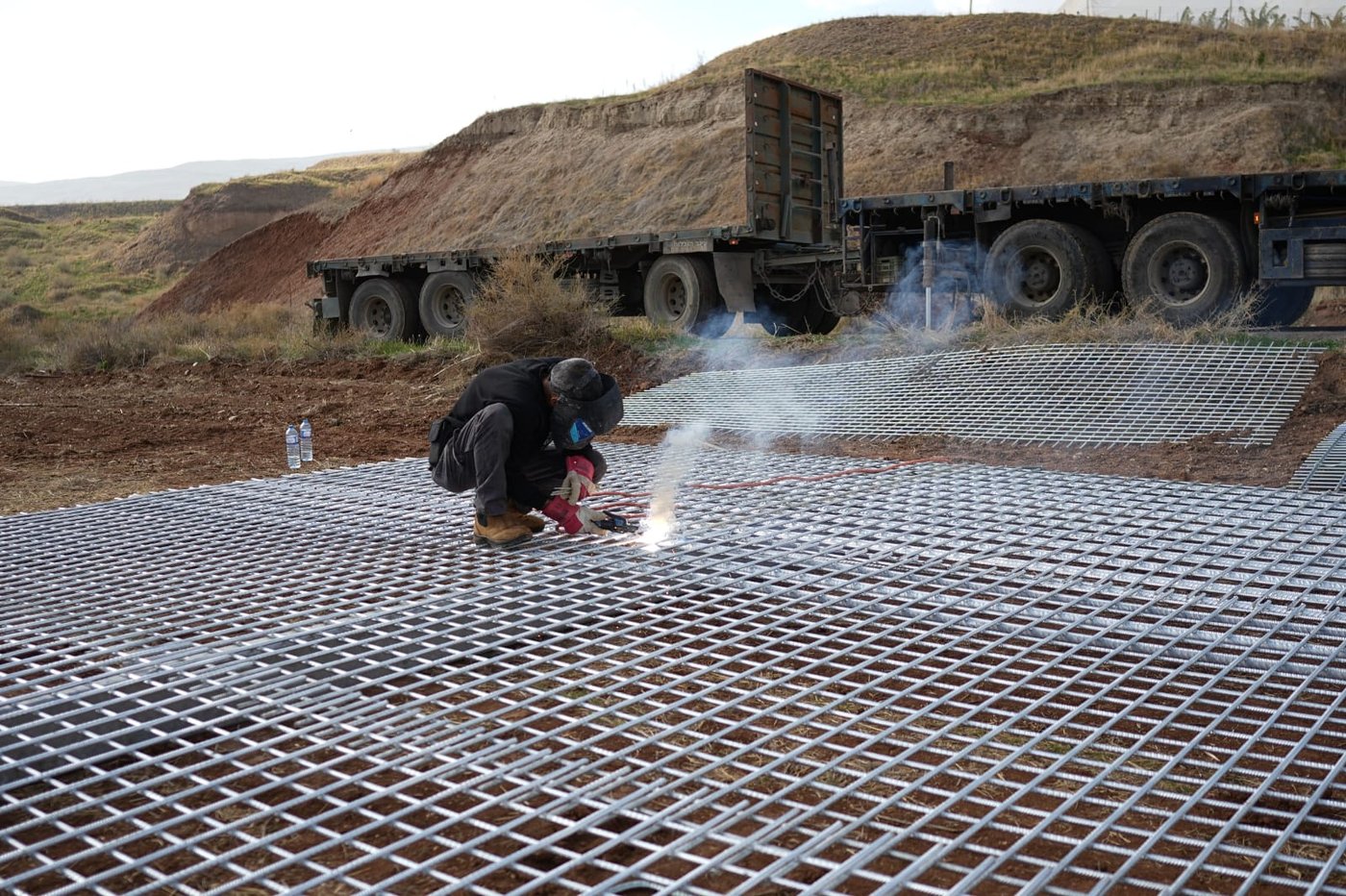 העבודות להקמת המכשול הביטחוני בגבול המזרחי