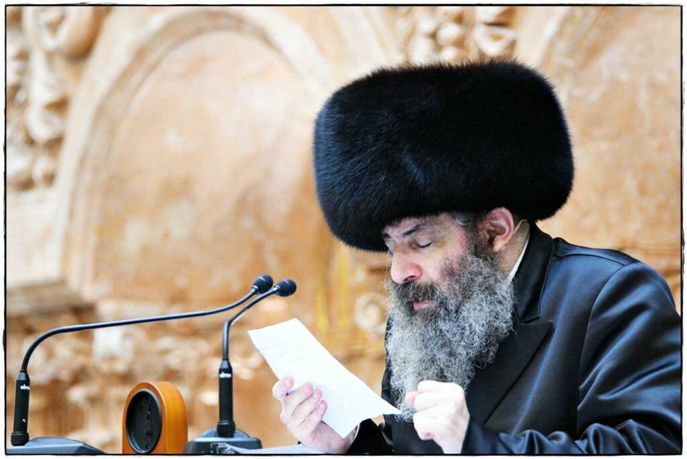 כינוס נגד פגעי הטכנולוגיה ע"י הגה"צ רבי צבי מאיר זילברברג