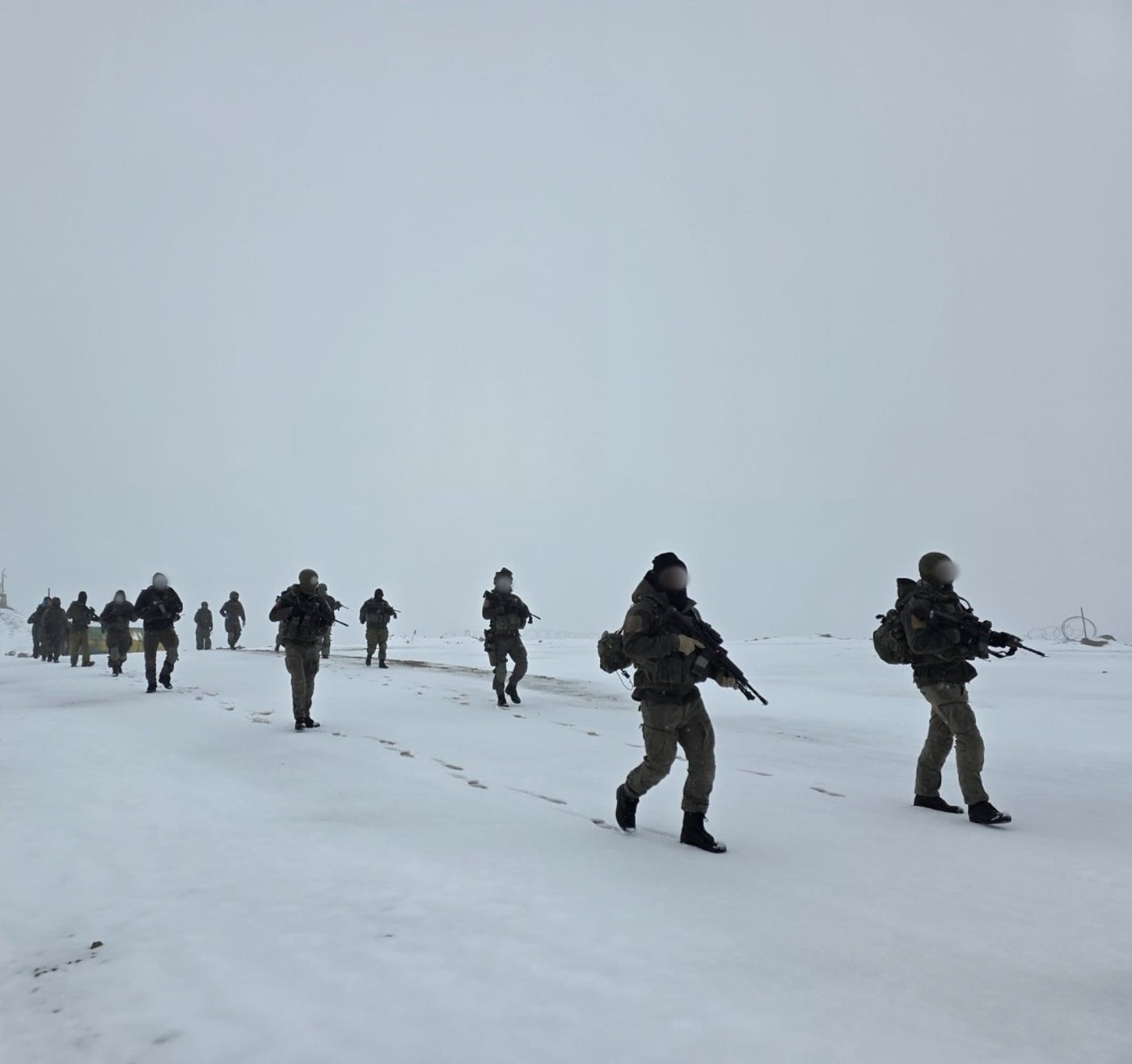 לוחמי חטיבת "ההרים" (810) בשלג בהר החרמון