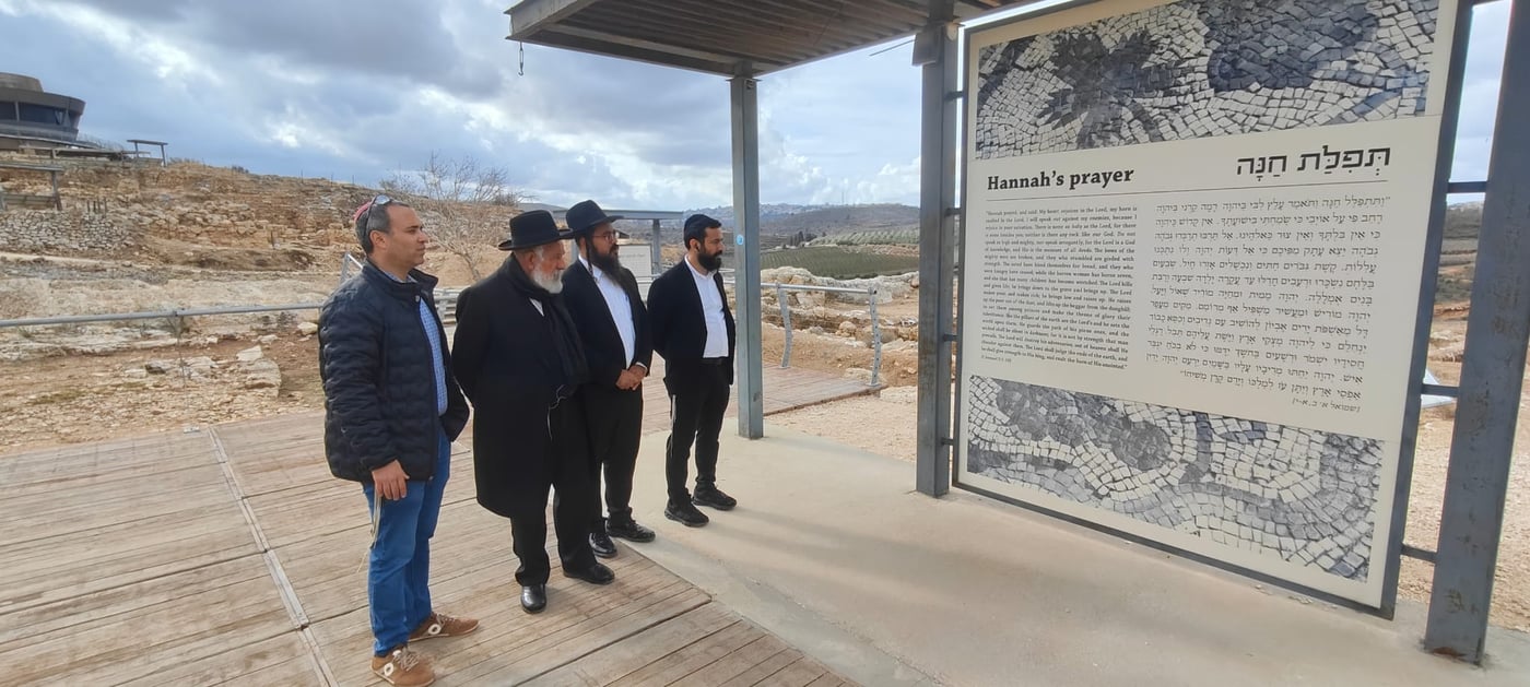 הגר"ש מחפוד בביקור בשילה הקדומה