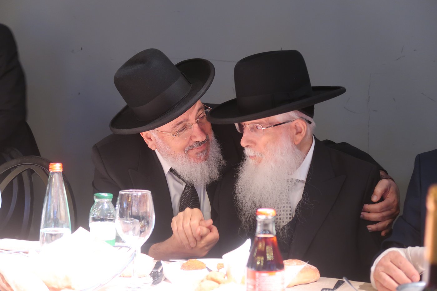 שמחת נישואי נכדי האדמו"רים רבי ברוך אבוחצירא ורבי יחיאל אבוחצירא