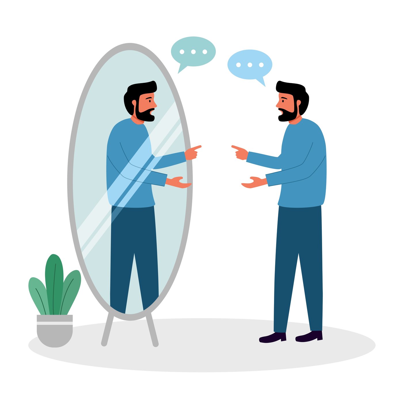 לדבר לעצמכם יכול להיות דבר טוב