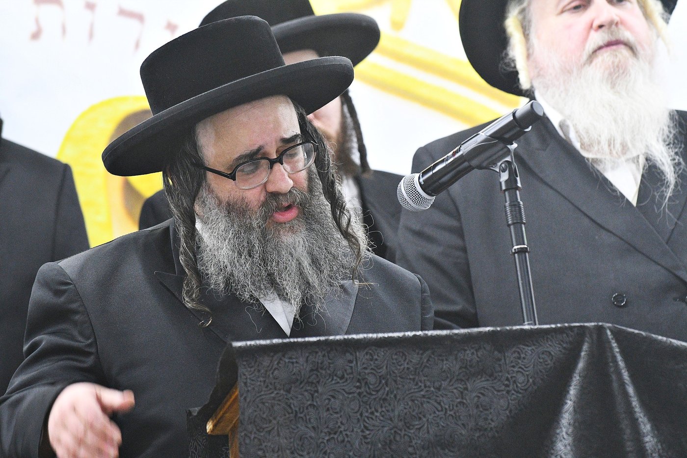 הגה"צ רבי חיים צבי טייטלבוים אב"ד סאטמר ירושלים נואם