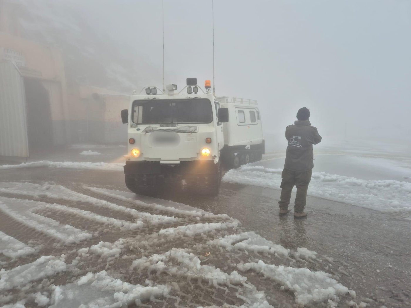 החרמון נצבע לבן: תיעודים מרהיבים מהשלג הכבד שירד בהר הגבוה בישראל