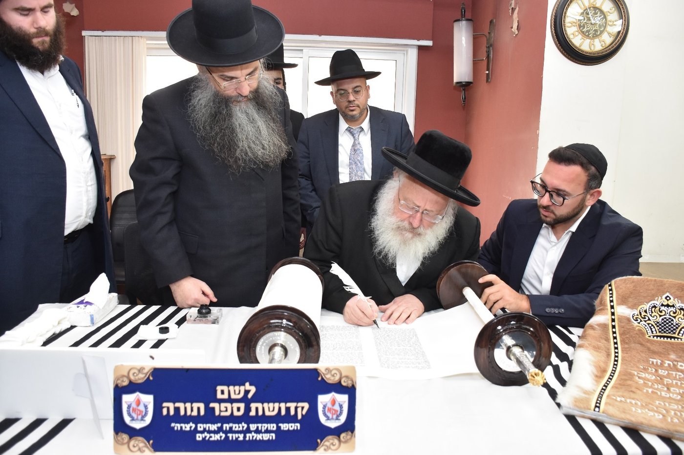 מעמד הכנסת ספר התורה של זק"א ת"א