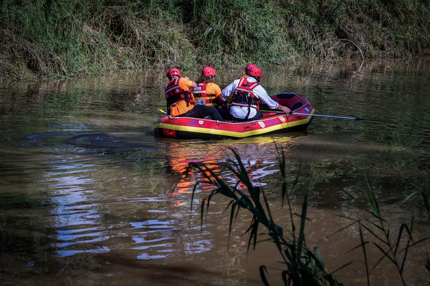 החיפושים הבוקר בנחל הירקון