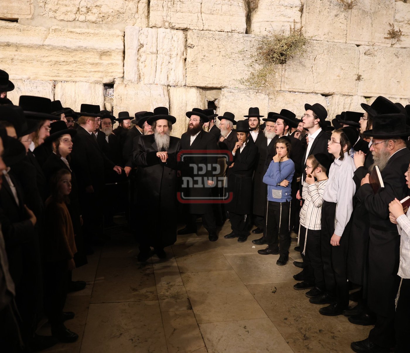 אדמורי"ם ורבנים בכותל המערבי