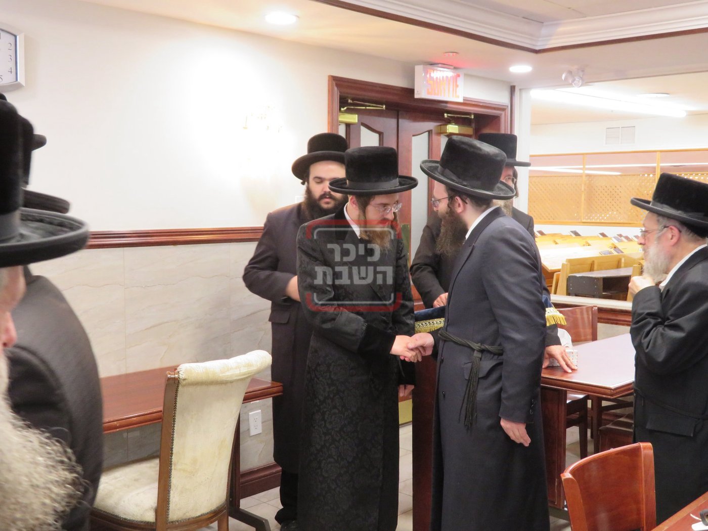 האדמו"ר מסאדיגורה בביקור בכולל בעלזא 