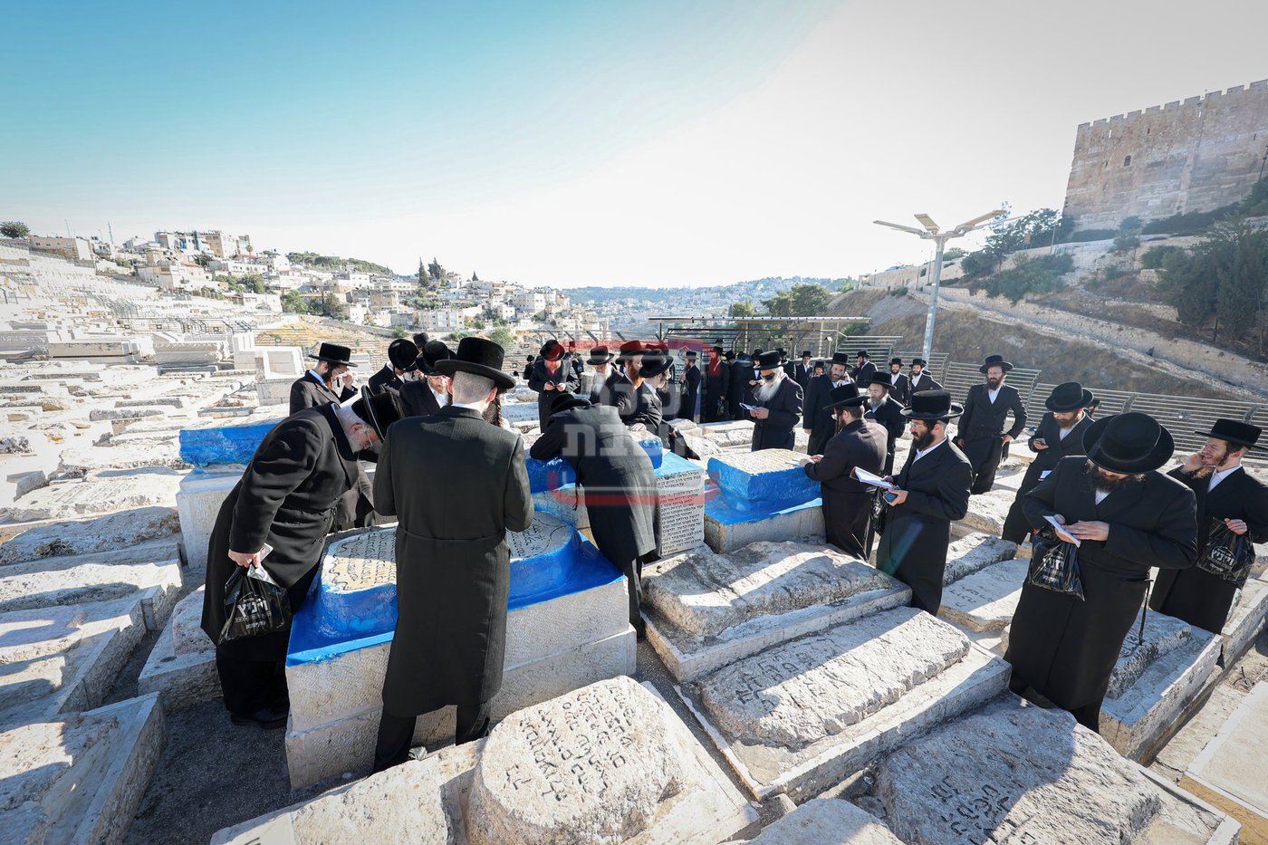 האדמו"ר מויז'ניץ במסע הקודש לעיה"ק ירושלים 