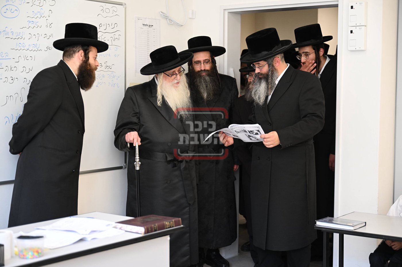 האדמו"ר מצאנז בביקור בטבריה 