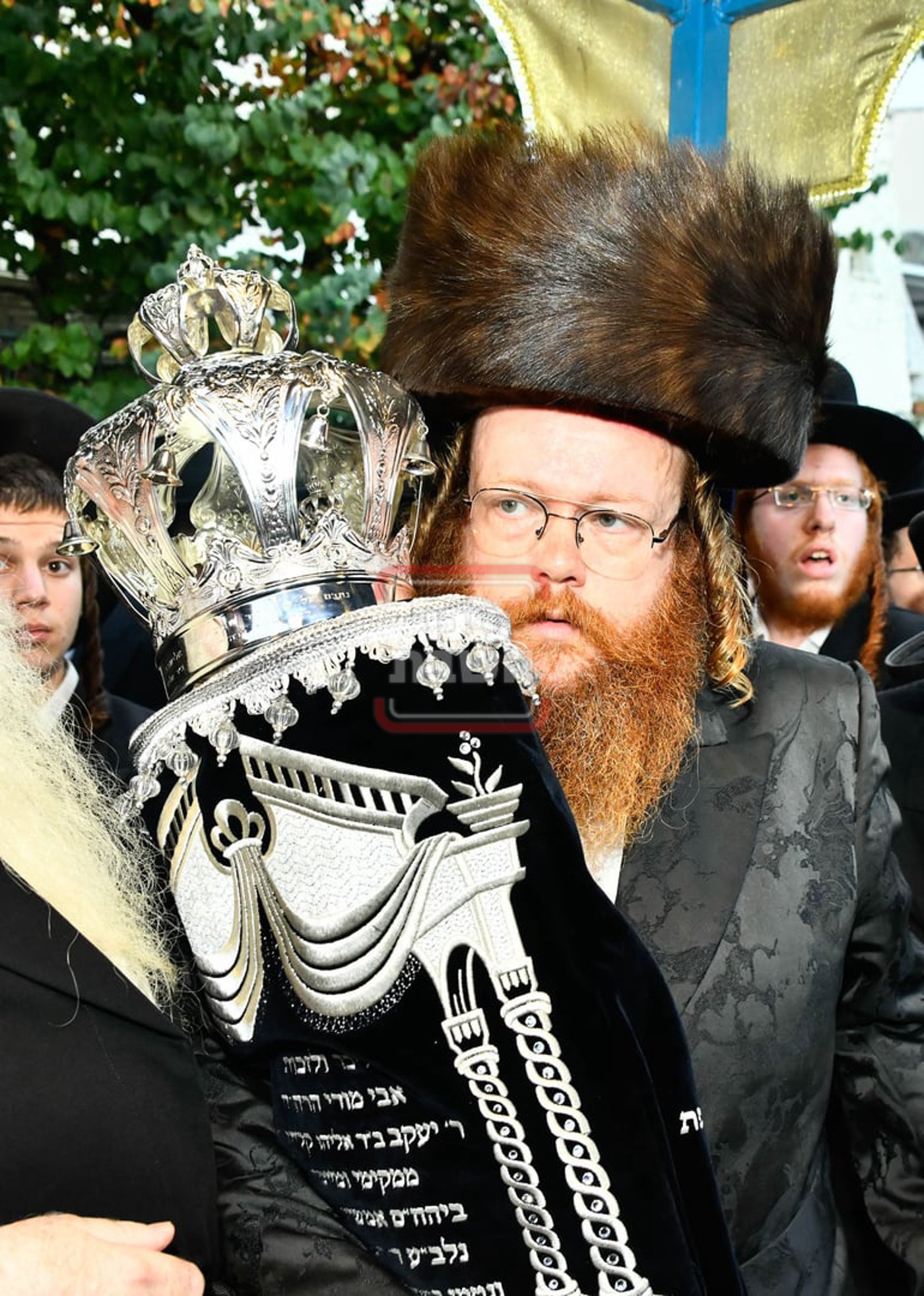 הכנסת ספר תורה וחנוכת הבית בחצה"ק אמשינוב בצפת