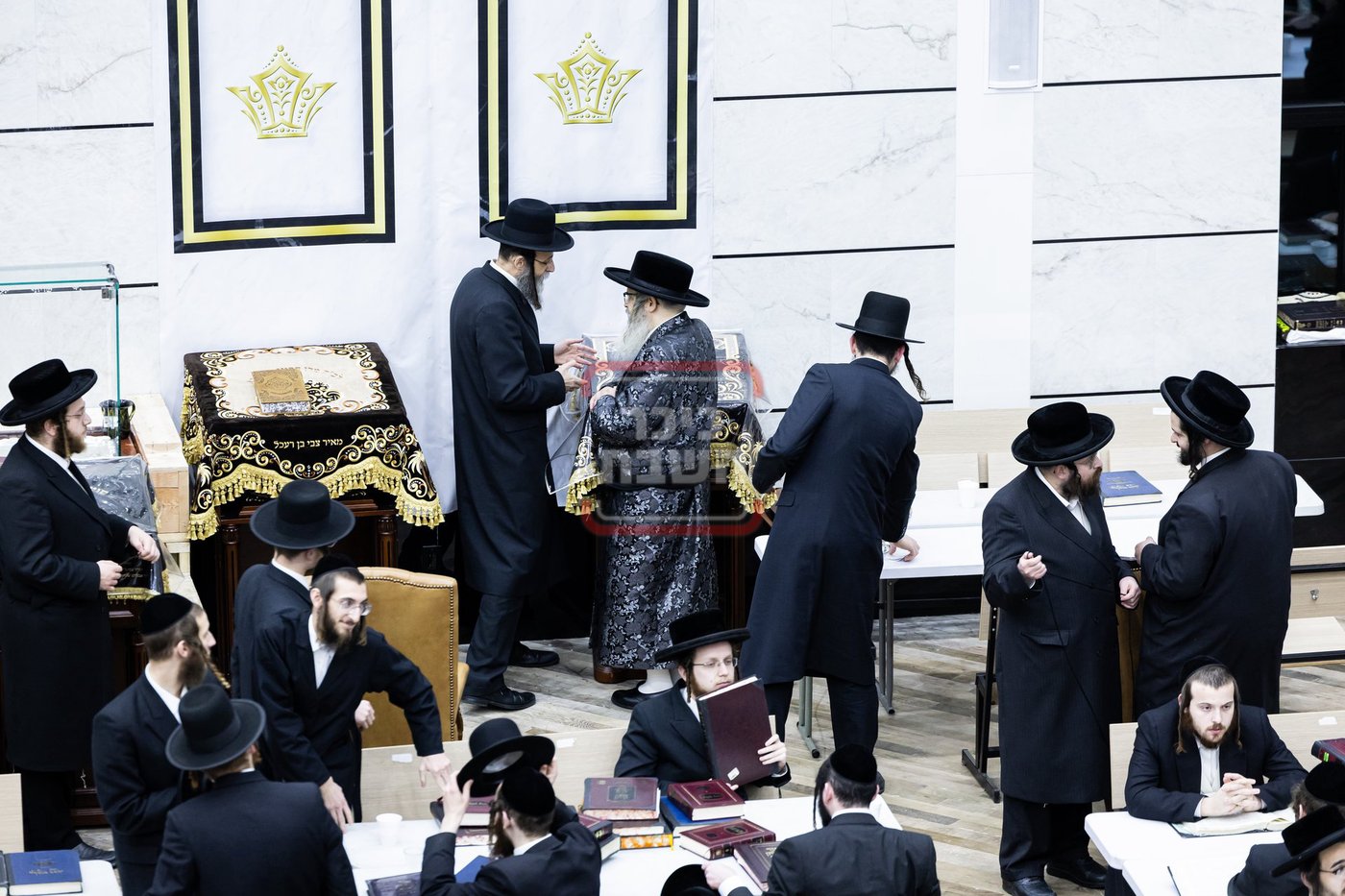 האדמו"ר מסאטמר בביקור בכולל סאטמר בקרית יואל