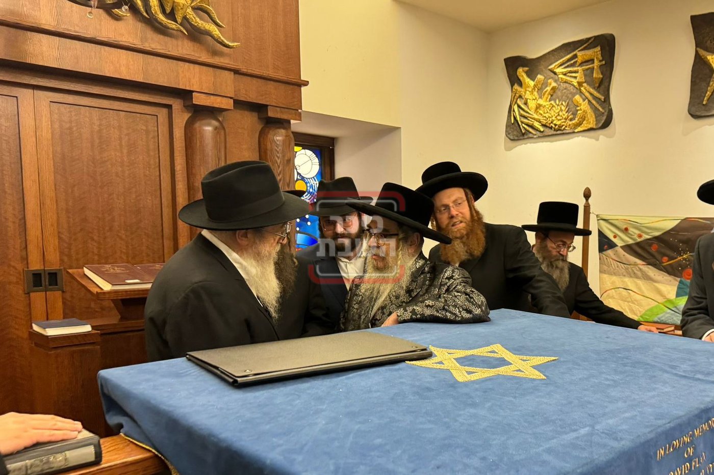 האדמו"ר מסאטמר בדרכו לביקור בארגנטינה
