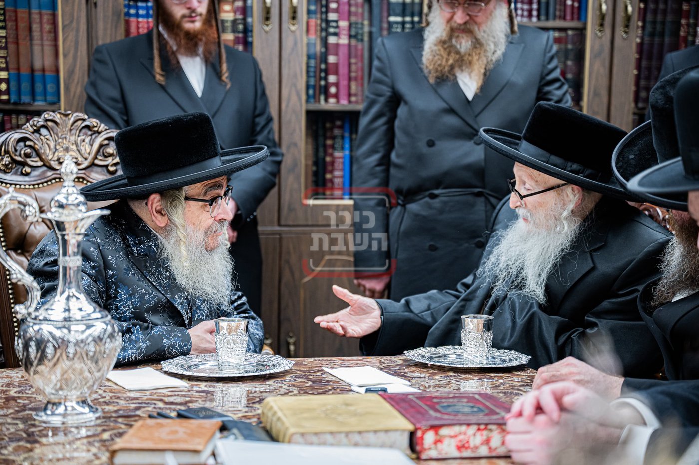 האדמו"ר מסערדאהעלי בביקור אצל האדמו"ר מסאטמר