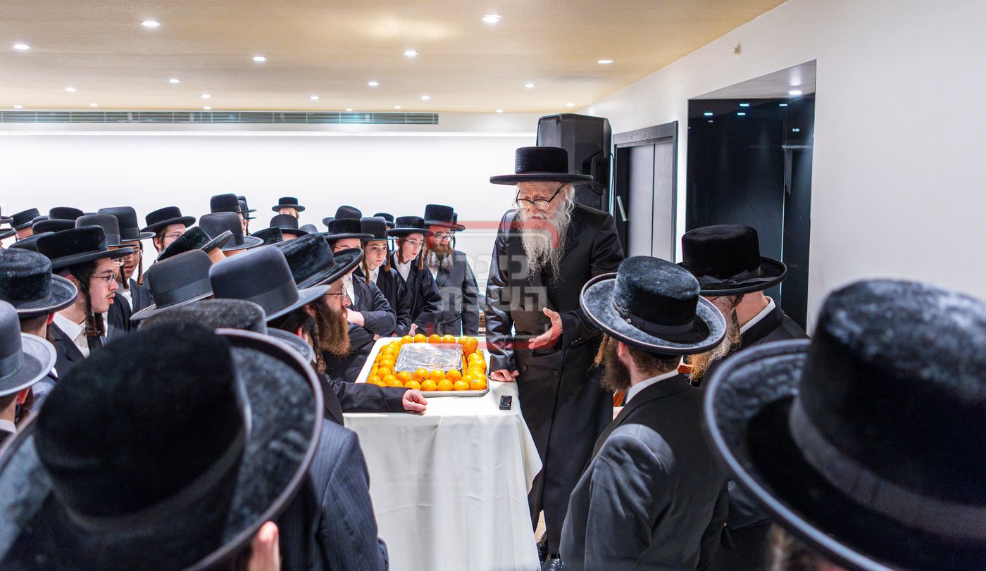 האדמו"ר מסערדאהעלי בביקור בקריית יואל
