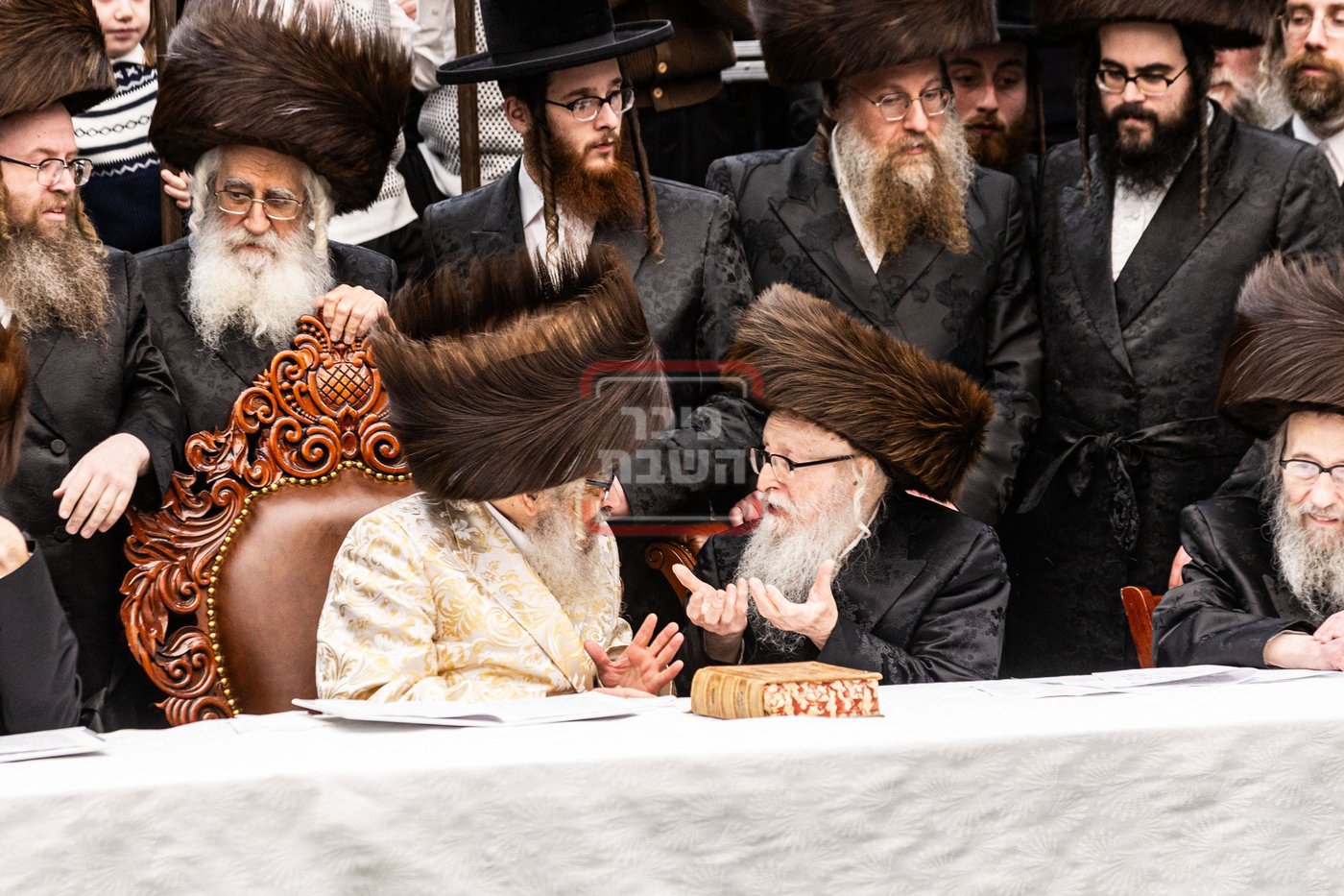 מעמד פדיון פטר חמור בסאטמר בהשתתפות האדמו"ר מסערדאהעלי