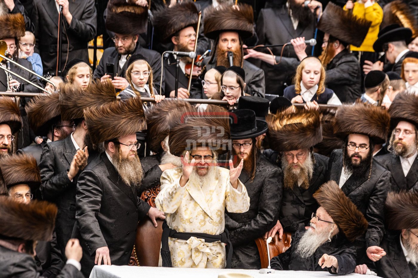 מעמד פדיון פטר חמור בסאטמר בהשתתפות האדמו"ר מסערדאהעלי