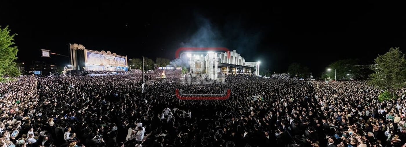 מעמד ההדלקה בחצה"ק סאטמר