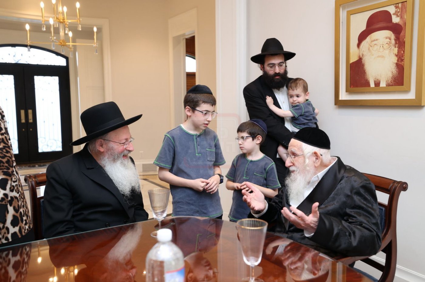 הגר"ע אויערבאך בביקור בארה"ב