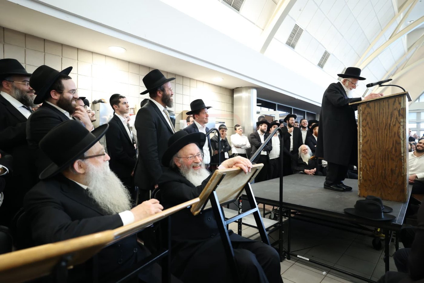 הגר"ע אויערבאך בביקור בארה"ב