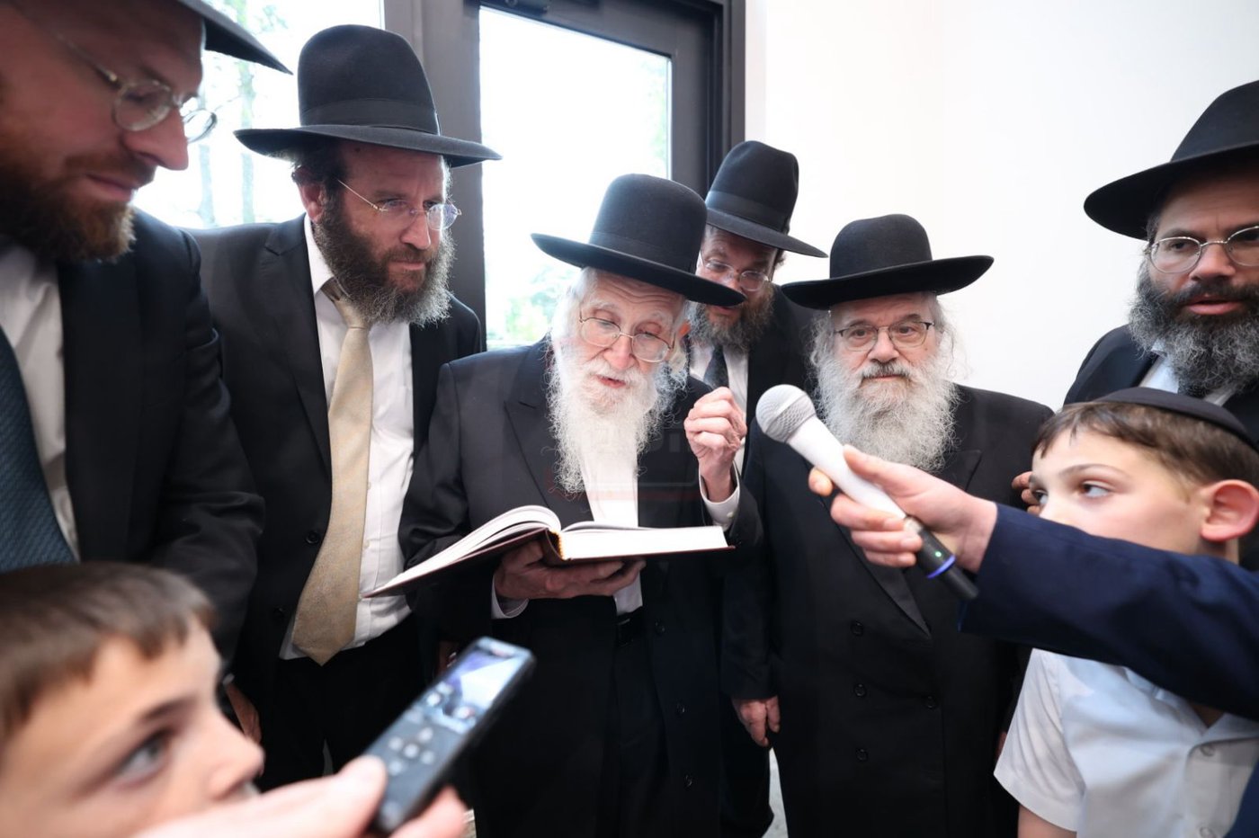 הגר"ע אויערבאך בביקור בארה"ב