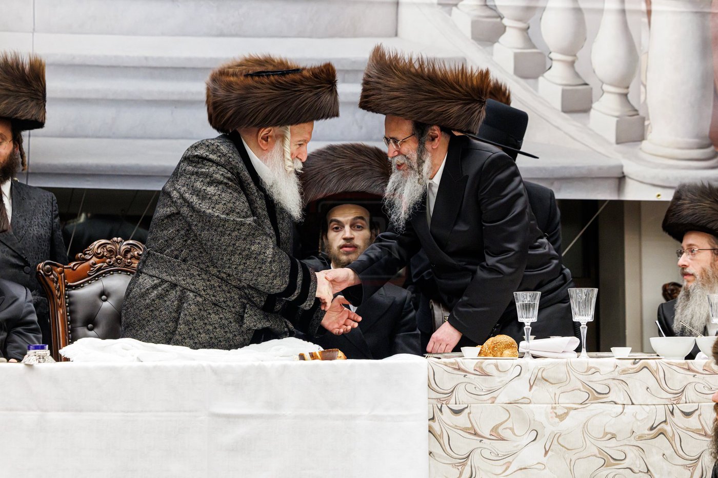 שמחת שבע ברכות לנכדת האדמו"ר מבאבוב