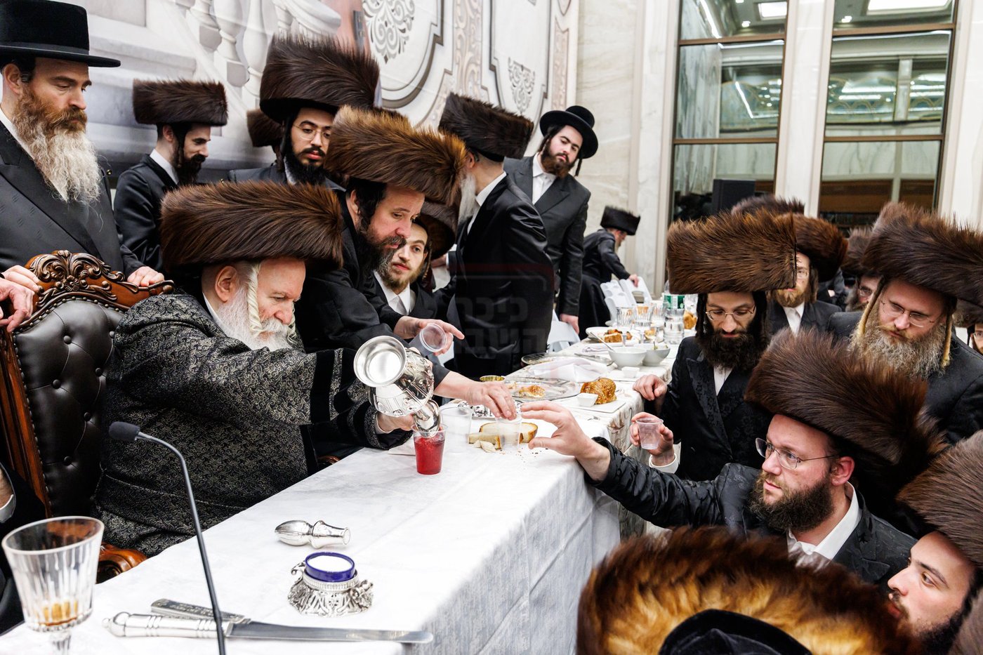 שמחת שבע ברכות לנכדת האדמו"ר מבאבוב