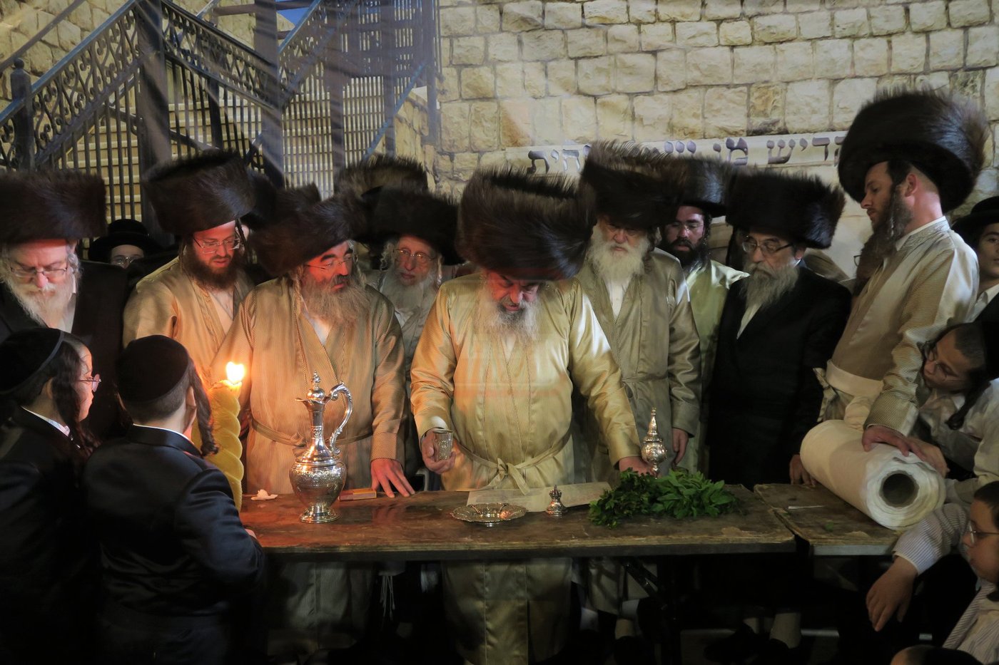 האדמו"ר מלעלוב שבת בהעלותך במירון