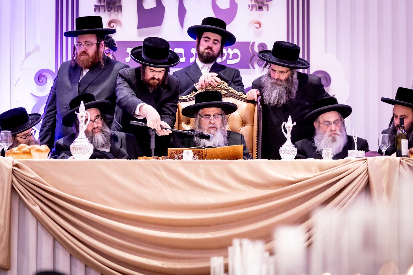 סיום מסכת בכורות בחצה"ק סאטמר