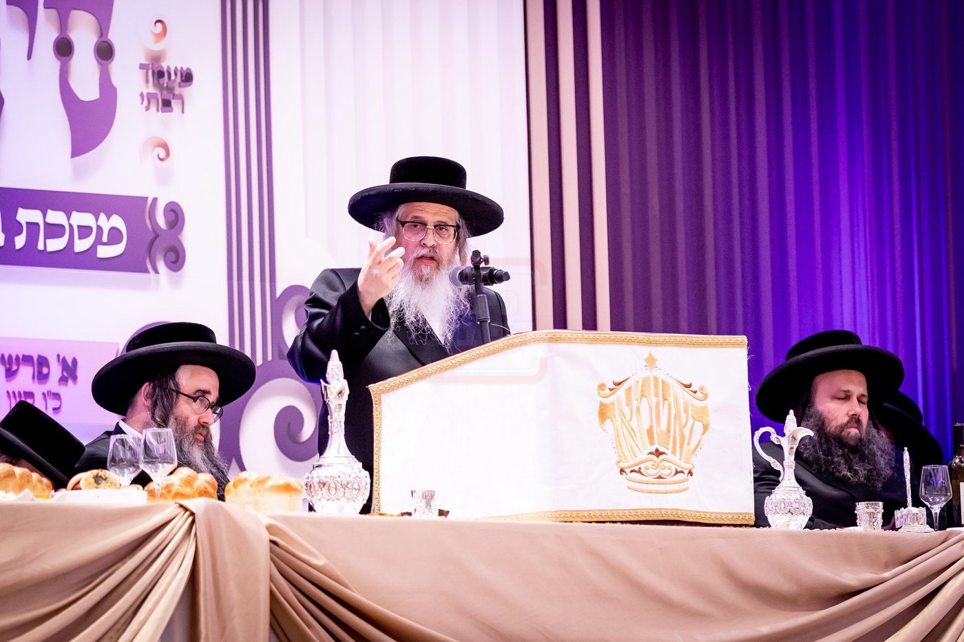 סיום מסכת בכורות בחצה"ק סאטמר