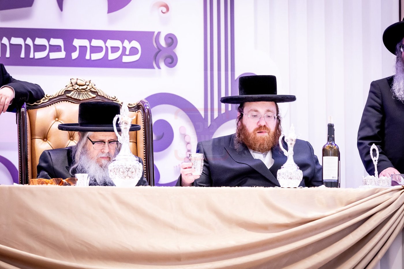 סיום מסכת בכורות בחצה"ק סאטמר