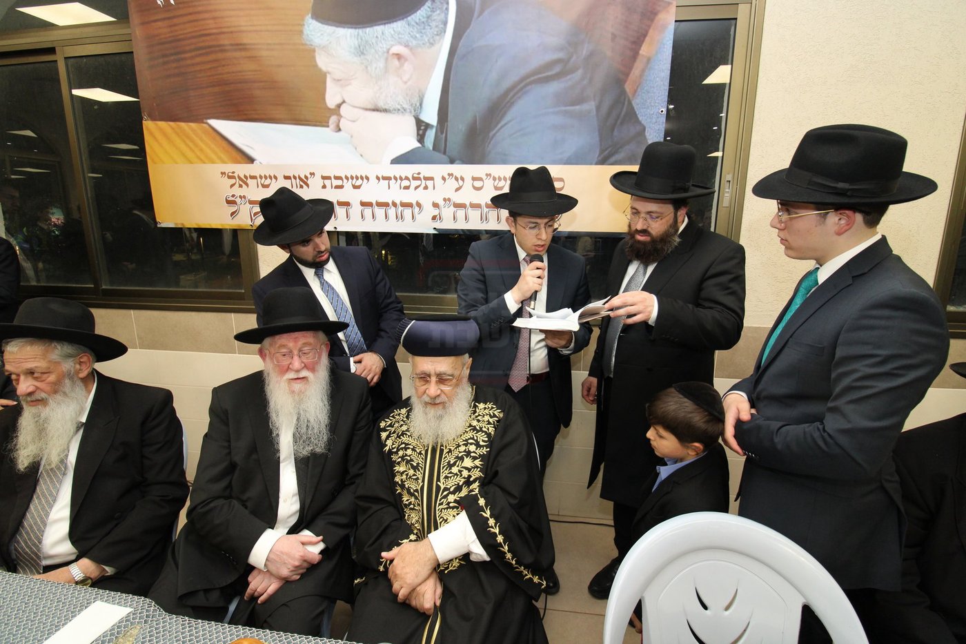 הראשל"צ הגאון רבי יצחק יוסף בביקור בישיבת "אור ישראל"