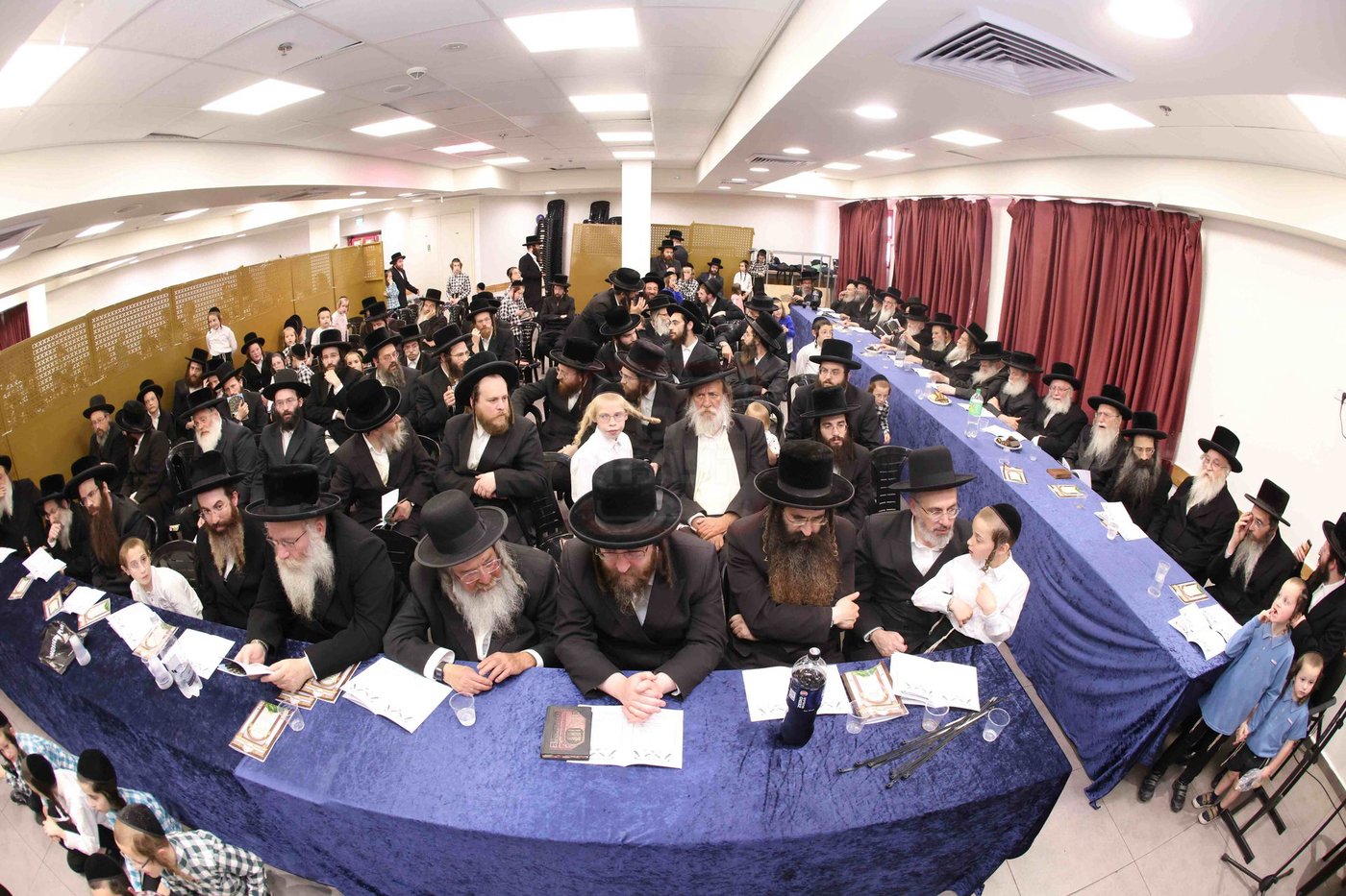 מסיבת חומש בתלמוד תורה מכנובקא בעלזא בירושלים