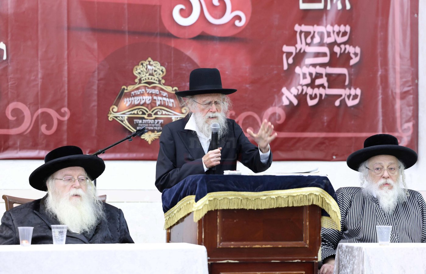 סיום מסכת בבא מציעא בחצה"ק תולדות אהרן