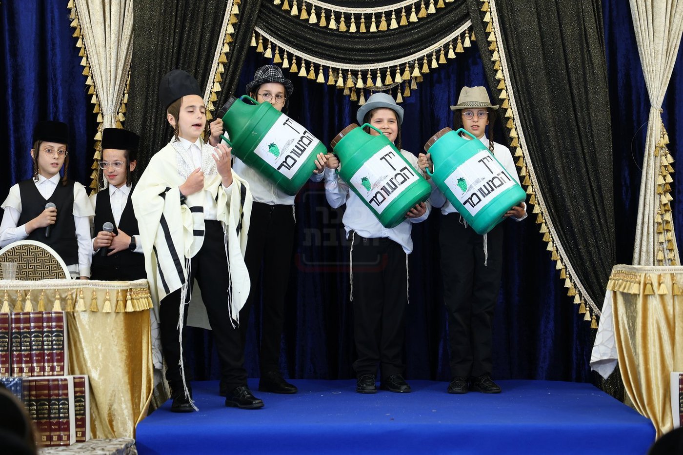 מעמד 'ברינה יקצורו' בת"ת סערט ויז'ניץ בחיפה